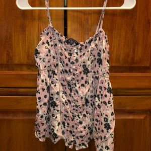 Floral American Eagle Top